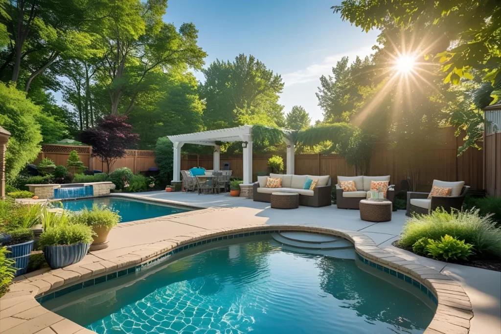 Backyard Oasis Renovation Idea