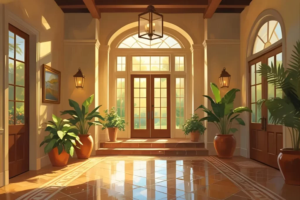 Summer Guests with a Stylish & Organized Foyer