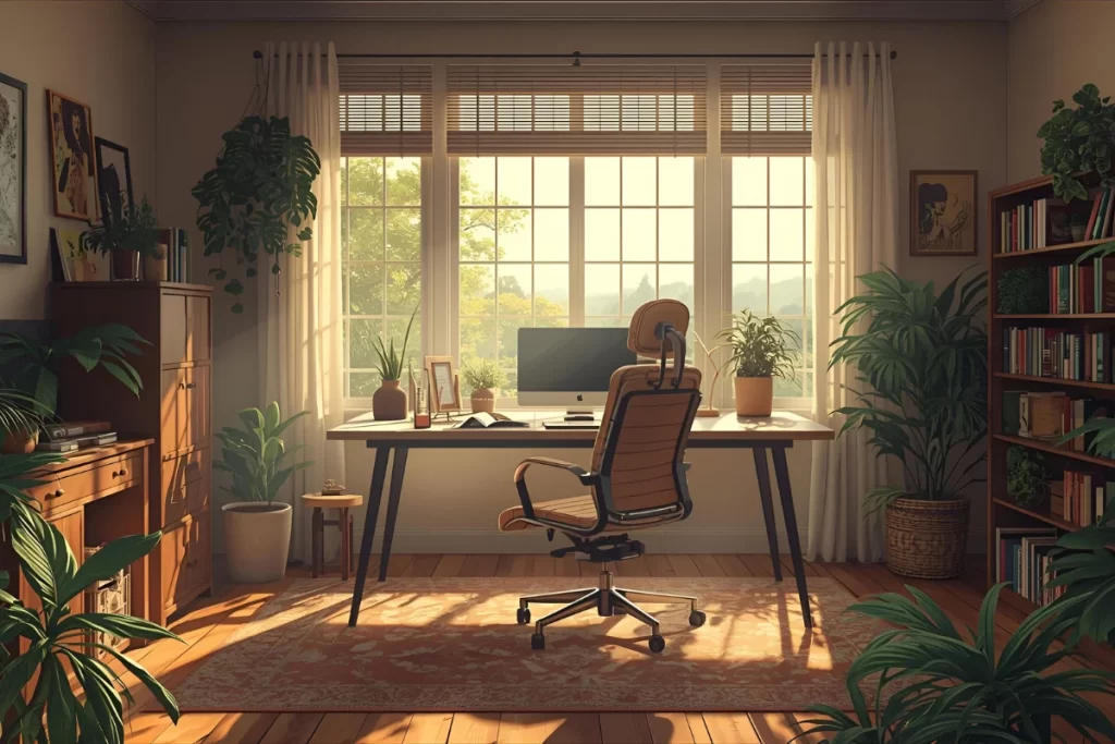 Breezy Home Office